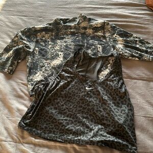 Under armor and Nike workout tops